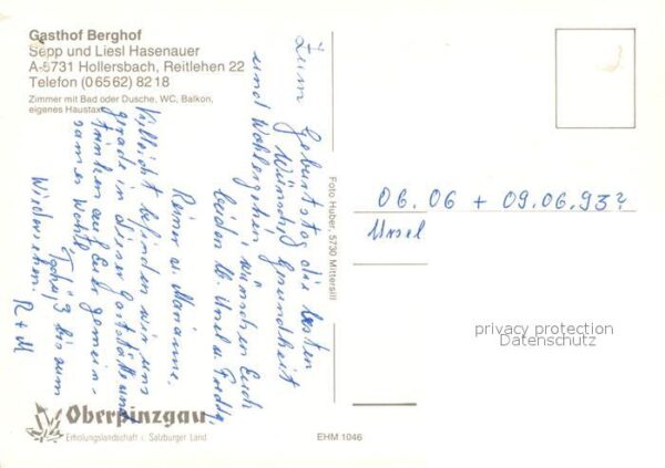 Hollersbach Pinzgau Gasthof Berghof – Bild 2