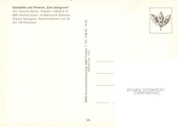 Jossa Schluechtern Gaststätte Zum Jossgrund – Bild 2