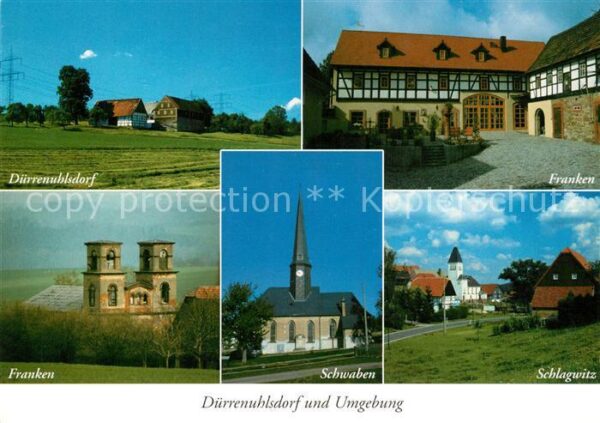 Duerrenuhlsdorf Franken Schwaben Schlagwitz
