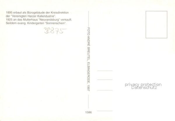 Elbingerode Harz Ehem Kreisdirektion – Bild 2