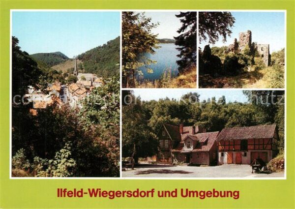 Ilfeld Suedharz Blick vom Steinberg Nordhäuser Talsperr