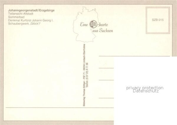 Johanngeorgenstadt Panorama Sommerbad Denkmal Kurfürst Joh – Bild 2