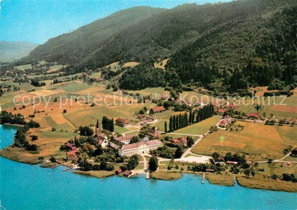 Ossiach Stift Ossiach Fliegeraufnahme