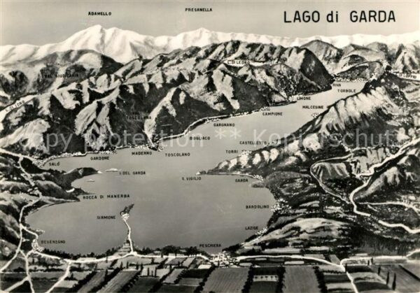 Lago di Garda Panoramakarte