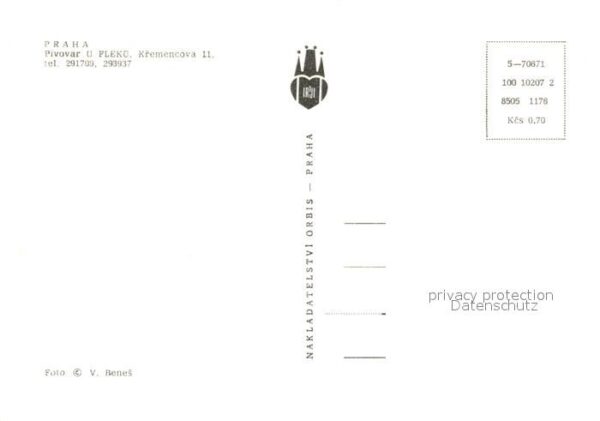 Praha Prahy Prague Pivovar u Fleku Kremencova – Bild 2