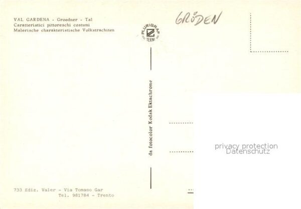 Groednertal Malerische Volkstrachten – Bild 2