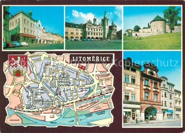 Litomerice Leitmeritz Nordboehmen Mestska pamatkova rezervace Jizni cast
