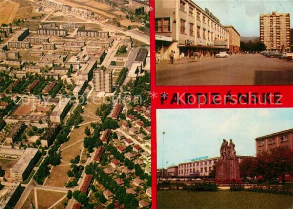 Partizanske Letecky pohlad na mesto Spolocensky dom