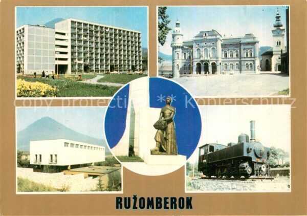 Ruzomberok Rozsahegy Priemyselne mesto dolezite turisticke s