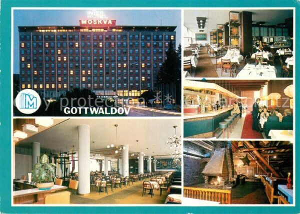 Gottwaldov Tschechien Interhotel Moskva Gasträume Bar