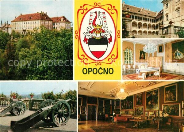 Opocno Renesancni zamek Arkadoveho nadvori Man