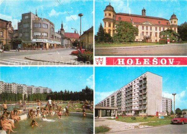 Holesov Okres Kromeriz Stred mesa Zamek Koupali