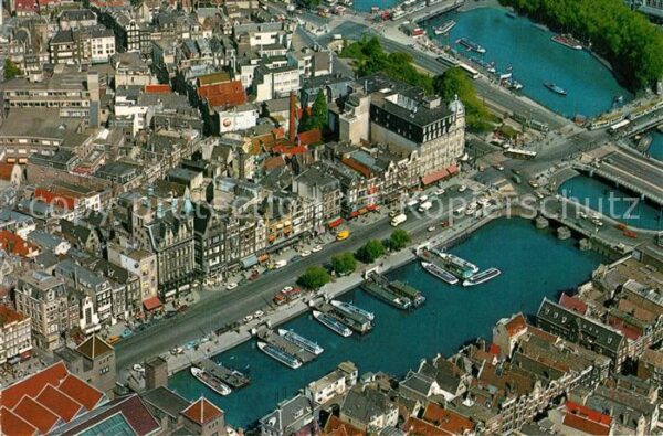 Amsterdam Niederlande Fliegeraufnahme