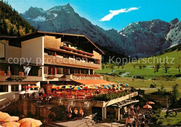 Hinterriss Tirol Alpengasthof Eng am Grossen Ahornboden