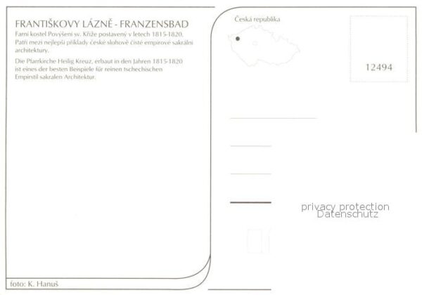 Frantiskovy Lazne Pfarrkirche Heilig Kreuz Altar Skulptur – Bild 2