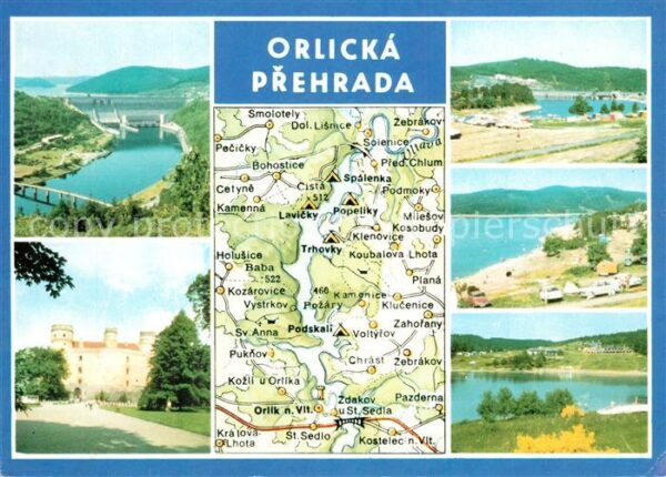 Orlicka Prehrada Hraz Zamek Orlik Varejna taboriste Pope