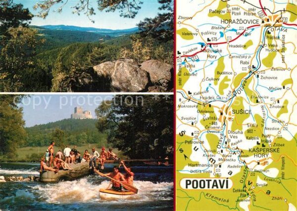 Reka Otava Vznika soutokem sumavskych horskych bys