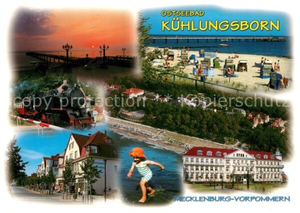 Kuehlungsborn Ostseebad Strand Lokomotive Strasse Hotel