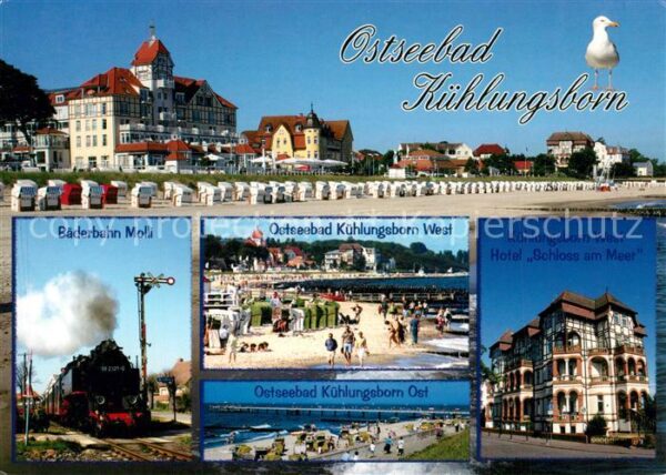 Kuehlungsborn Ostseebad Bäderbahn Molli West und Oststrand Hote