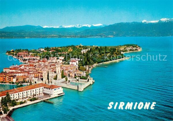 Sirmione Lago di Garda Lago di Garda Panorama dall aereo