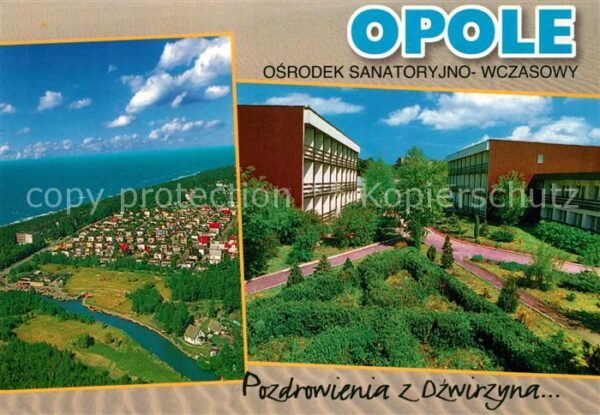 Opole Oppeln Oberschlesien Fliegeraufnahme Pozdrowienia z Dzwirzyn