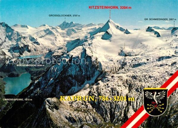 Kaprun Skigebiet am Kitzsteinhorn Fliegeraufna