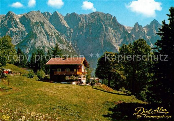 Werfen Salzburg Diel Alm mit Tennengebirge