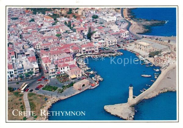 Rethymnon Kreta Fliegeraufnahme