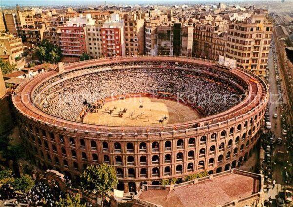 Valencia Valenciana Plaza de Toros Fliegeraufnahme