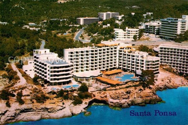 Santa Ponsa Mallorca Islas Baleares Hotels Fliegeraufnahme
