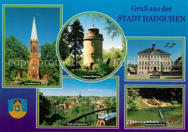 Hainichen Sachsen Trinitatiskirche Camera Obscura Turm Ra