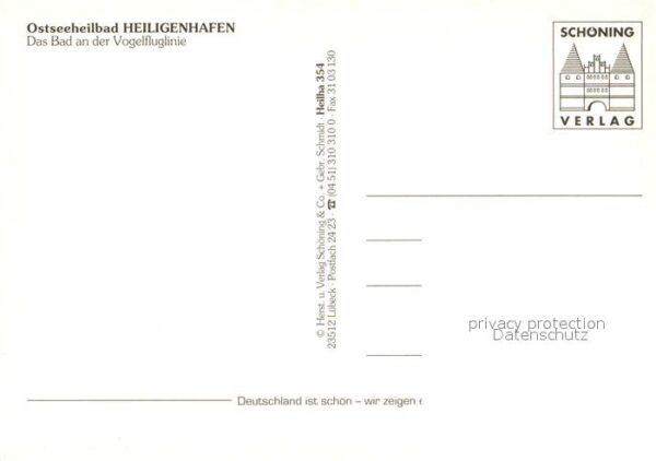 Heiligenhafen Ostseebad Bad an der Vogelfluglinie Platz Hafen F – Bild 2