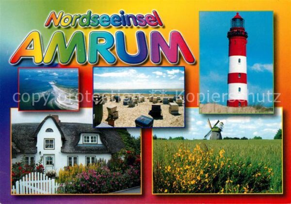 Amrum Strand Friesenhaus Landschaftspanorama