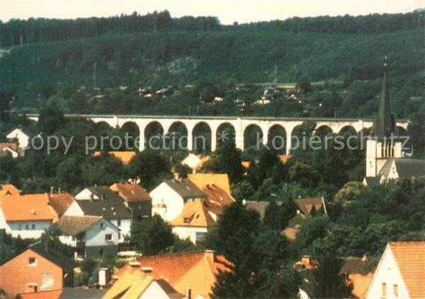 Altenbeken Ortsübersicht mit Viadukt Feriensiedlun