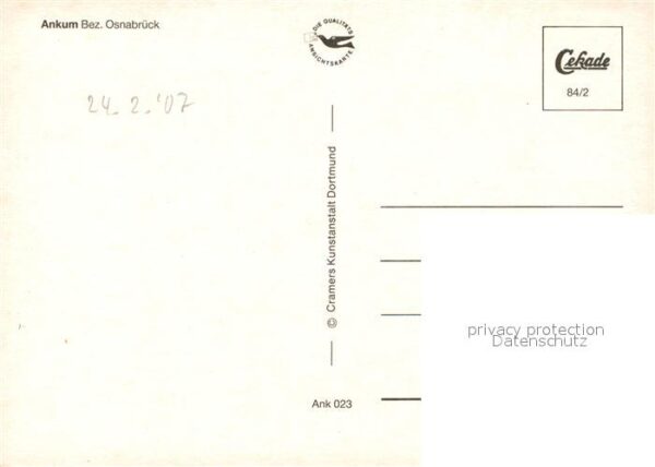 Ankum Blick zur Kirche – Bild 2