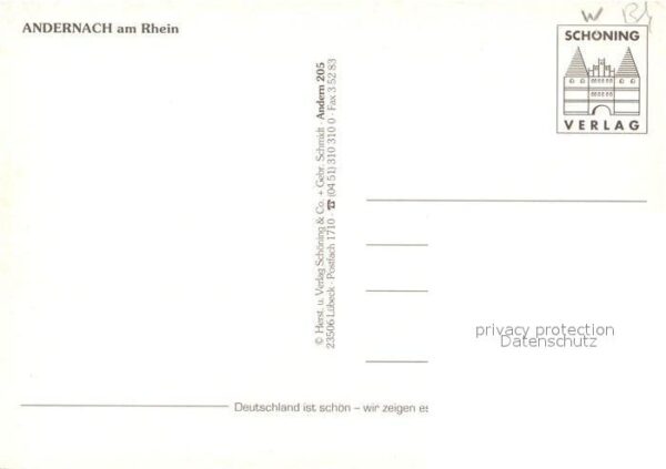 Andernach Teilansichten Innenstadt Kirche Parkanl – Bild 2