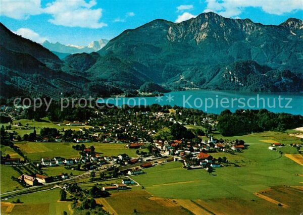 Kochel See Alpenpanorama Fliegeraufnahme