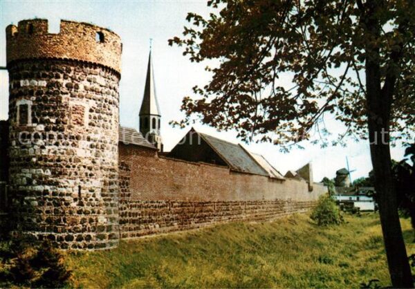 Zons Stadtmauer Krötschenturm Mühle