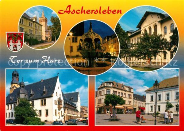 Aschersleben Tor zum Harz Motive Innenstadt Platz Br