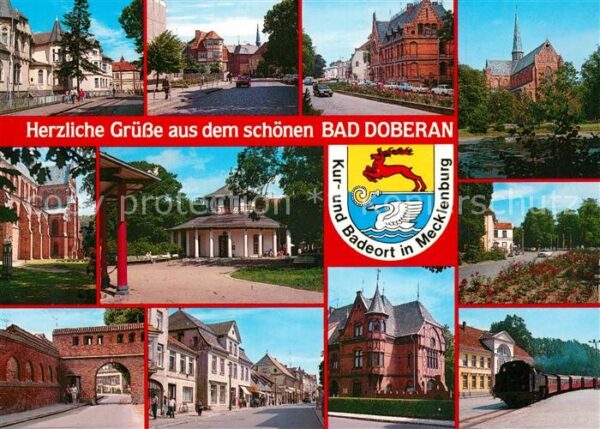 Bad Doberan Teilansichten Kurort Innenstadt Tor Dam