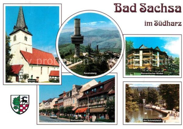 Bad Sachsa Harz Kirche Ravensberg Aussichtsturm Romanti