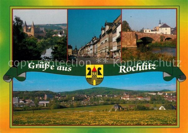 Rochlitz Sachsen Schloss Petrikirche Rathausstrasse Stei