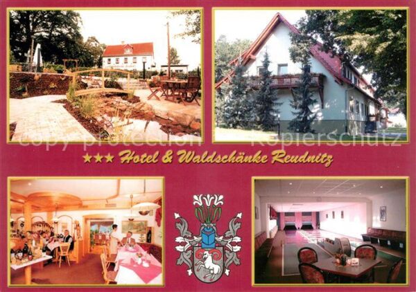 Reudnitz Cavertitz Hotel Waldschänke Kegelbahn
