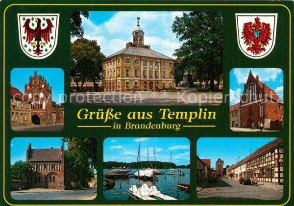 Templin Tor Marktplatz Historisches Rathaus Gie