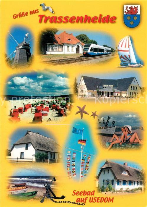 Trassenheide Usedom Windmühle Eisenbahn Segeln Strand Hotel