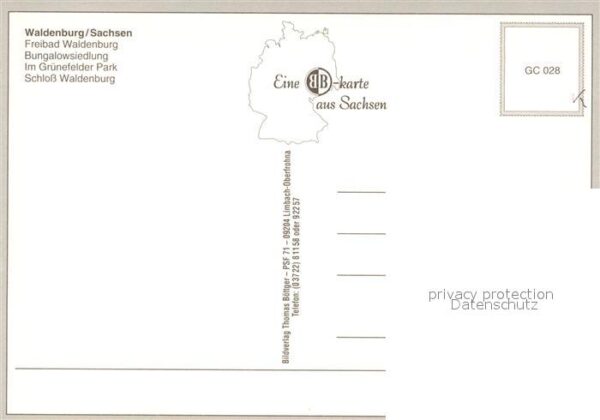 Waldenburg Sachsen Freibad Bungalowsiedlung Grünefelder Pa – Bild 2