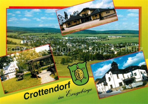 Crottendorf Erzgebirge Panorama Mehrzweckgebäude Sportplatz Ma