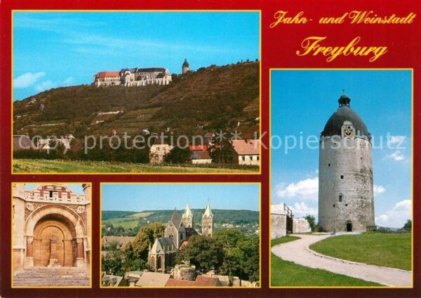 Freyburg Unstrut Schloss Neuenburg Jahndenkmal Marienkir