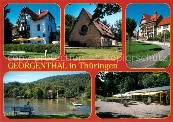 Georgenthal Gotha Eiscafe Kurpark Kornhaus Hotel Deutsche