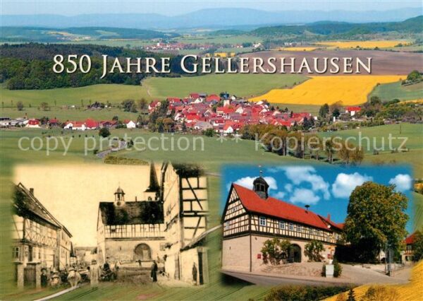 Gellershausen Hildburghausen 800 Jahre Jubiläum Blick von Veste Held